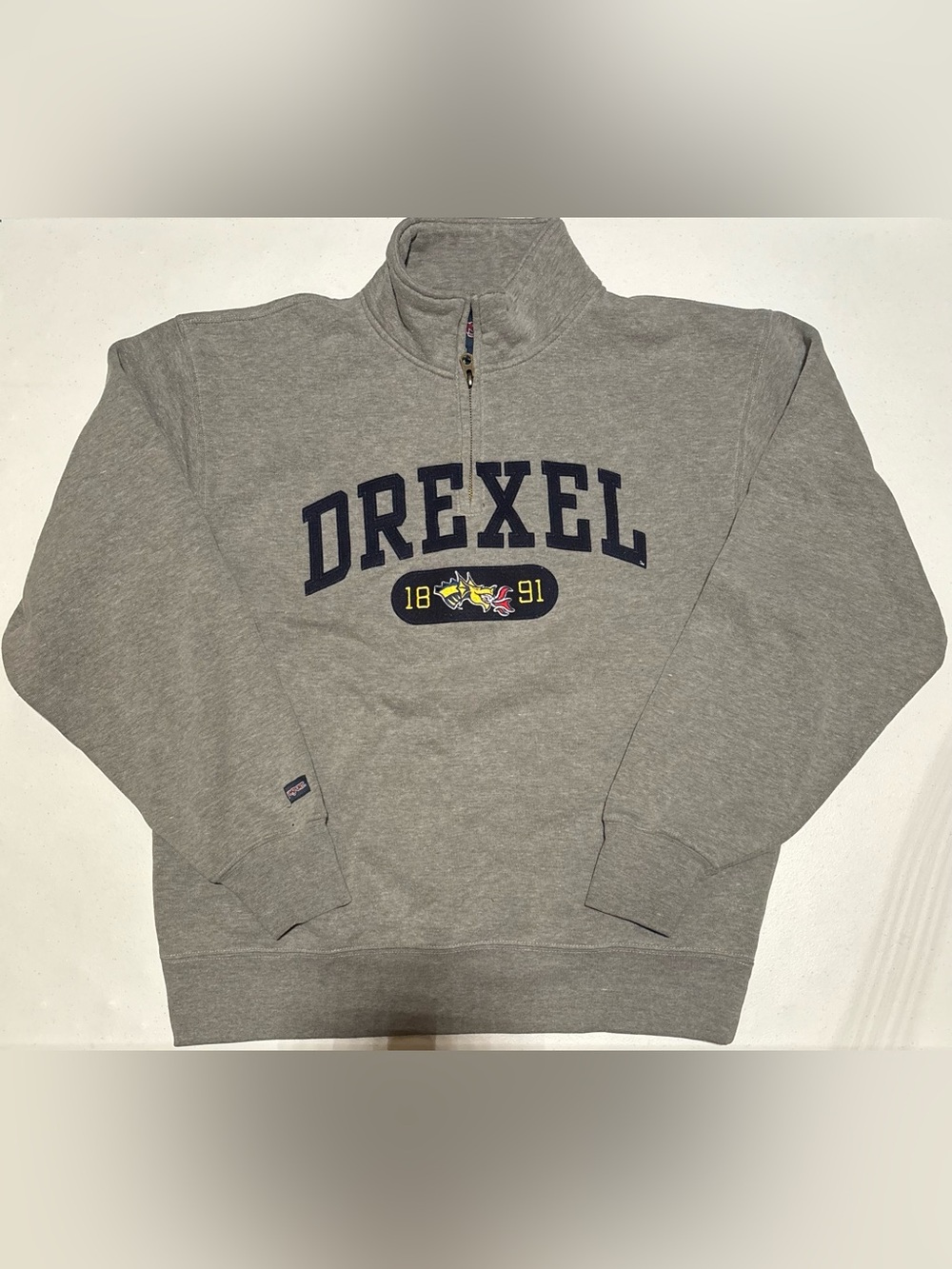 Drexel University 1/4 Zip Pullover Sweater